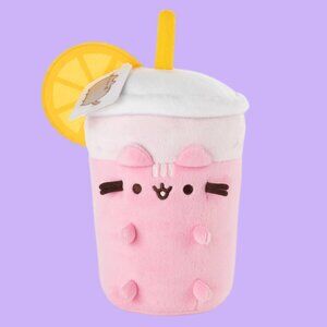 NEW PUSHEEN Sips Pink Lemonade Plush